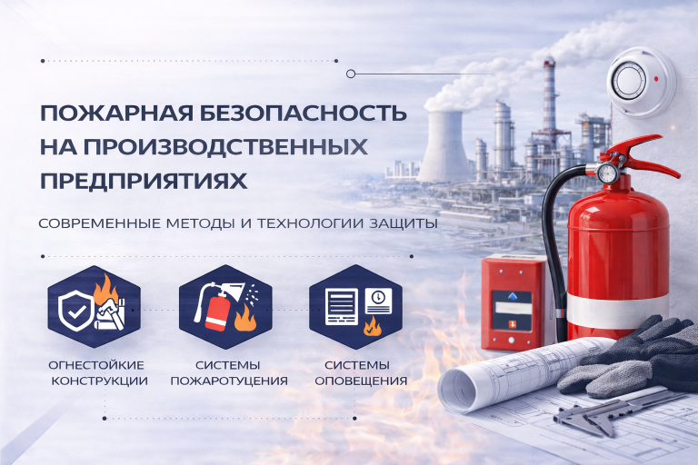 Пожарная безопасность на производственных объектах: современные методы и технологии защиты