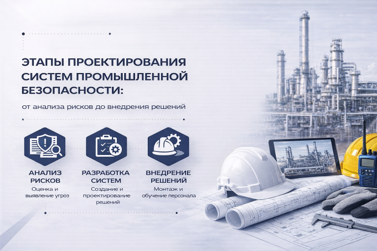 Этапы проектирования систем промышленной безопасности: от анализа рисков до внедрения решений
